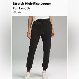 Lululemon Stretch High-Rise Jogger
Full Length